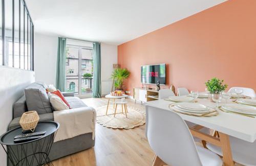Serris Apartment | Le Chaleureux - 5 min Disneyland - Parking - Netflix - Wifi