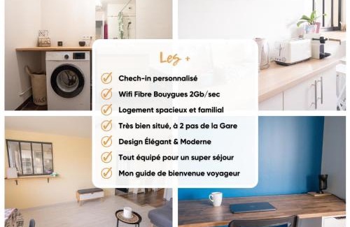 Torcy-le-Grand Apartment | Le Contemporain ~ T4 Spacieux ~ RER A & Disney