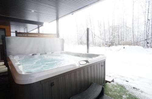 Magog Apartment | Le Memph Chouette spacious comfortable condo cottage eco responsible 3 bedrooms private garage - hot tub & pool Memphrémagog Lake