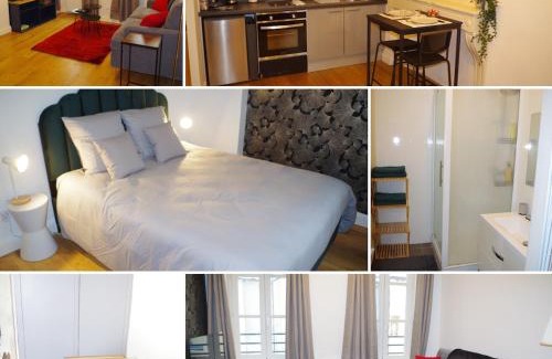 Chalon-sur-Saone Apartment | Le Molière 1 chambre avec patio