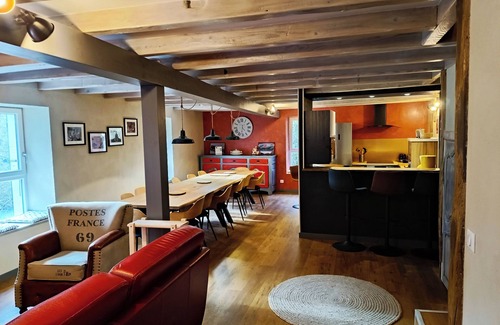 Montagna-le-Reconduit House | Le Moulin Chopin 5* gîte for 8 to 14 people.