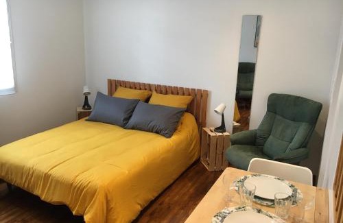 Bagneres-de-Bigorre Apartment | LE STUDIO, avec un extérieur, un local pour vos vélos, skis, bagages