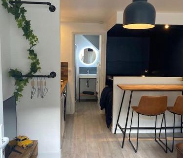 Eyrans Apartment | Le Studio bleu à 10 min de Blaye - climatisé