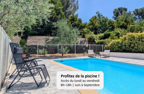 Roquevaire House | Le Studio - cosy & fonctionnel, clim & piscine