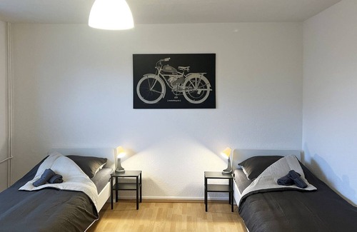Lengerich Apartment | Le02 - Ferienwohnung mit Balkon in Lengerich, 75qm, 3 Zimmer, Max. 6 Personen