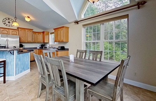 Moultonborough House | Leaward Shores Guesthouse | Lake view home in Moultonborough with dock & deck
