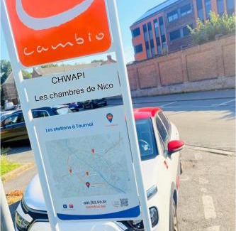 Tournai House | Les chambres atypiques de Nico Bush - Parking sécurisé vélos