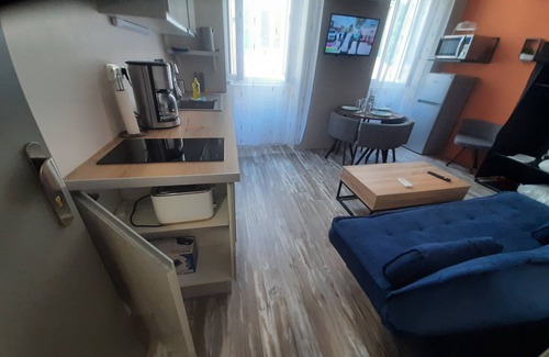 Bourg-Saint-Andeol Apartment | "Les IRIS" APT 106, T2 COSY, 30 m2, 1 bedroom with TV