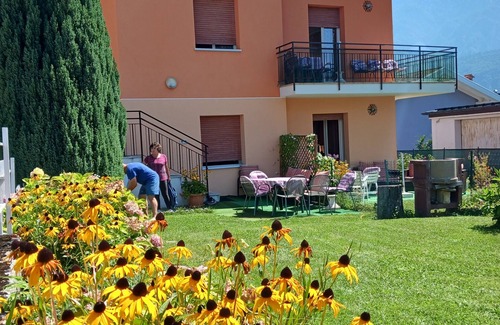 Barco Apartment | Levico mit Eigene Garten, Neben Zentrum, 800 Meter Levicose Erdgeschosswohnung
