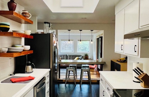 Green Meadows House | Light + Bright Boulder Midcentury 30+ day rental