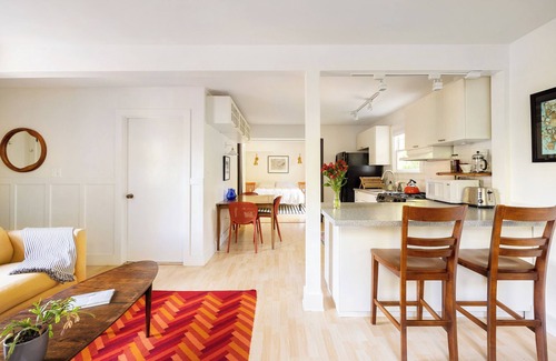Bushrod Condo | Light-filled home with great outdoor spacen