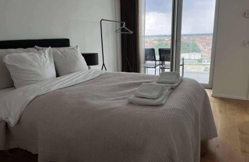 Aarhus C Apartment | Lighthouse på Ø - Panoramaudsigt