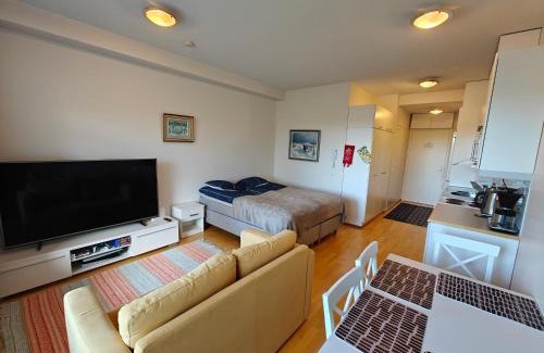 Kemi Apartment | Lil Haven Cozy Studio with Sauna, Glassed Balcony and Free Parking