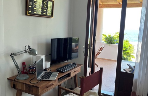 Acquacalda Villa | Lipara-Villa by the sea with beautiful terraces and panoramic views, Wi-fi