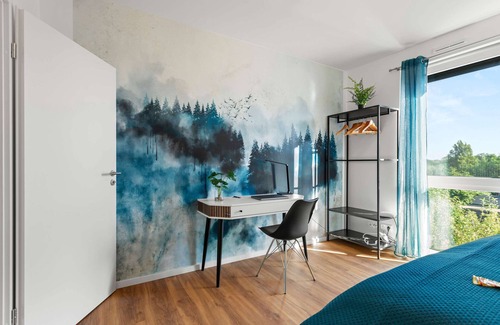 Woerth am Rhein Apartment | LiT LiVING: Luxus | Box SprIng | Parking | Garten