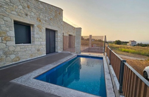 Nea Fokaia Villa | Lithos: 2-BD villa with private pool (1)