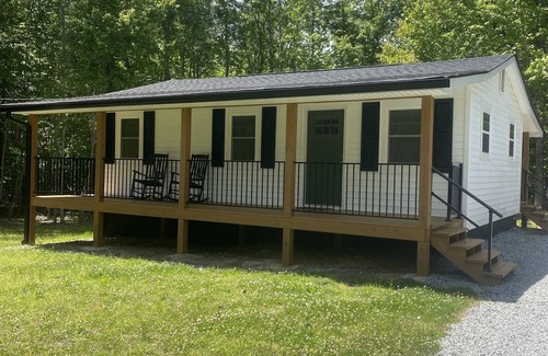 Newnan House | Little Cottage with Pavilion and Fire Pit