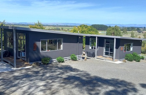 Feilding Cabin | Little Forest Cabins with an awesome outlook. No 2