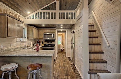 Wiley House | Little Red Roof, a tiny house in the GA mountains!