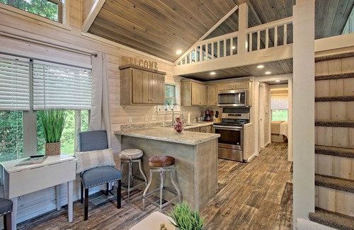 Wiley House | Little Red Roof, a tiny house in the GA mountains!