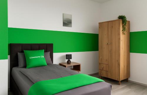 Marxloh Apartment | Livemore24 - Apartment 1 in Duisburg WLAN - Smart-TV - 24-7 Check-in und Küche