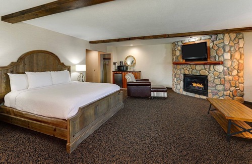 Peoria Hotel | Living Area w/Fireplace! Theme Suite in Stoney Creek Peoria | 3 Units