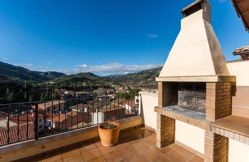 Beceite Apartment | Lo Tossal I. Penthouse with fireplace and terrace