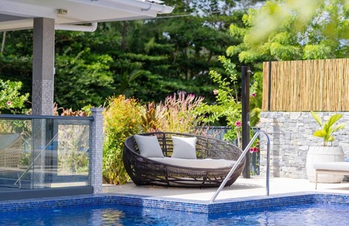 La Digue Villa | Located in La Digue, this villa with private pool is ideal for a family.