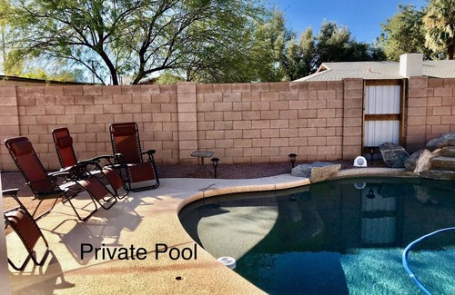 Peaceful Valley House | LOCATION! Large Old Town Scottsdale Home w/Private Pool - Near Spring Training