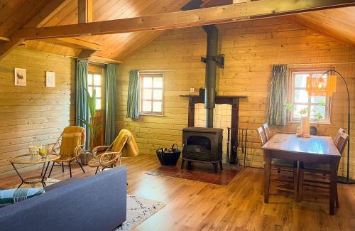 Zevenhuizen Cabin | Lodge De ijsvogel bij Bolmeer Lodges