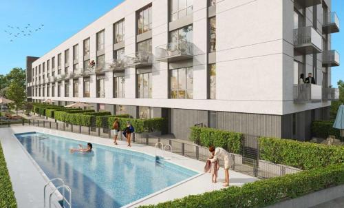 San Sebastian de los Reyes Apartment | Loft 29 con piscina, terraza, jardín y Netflix