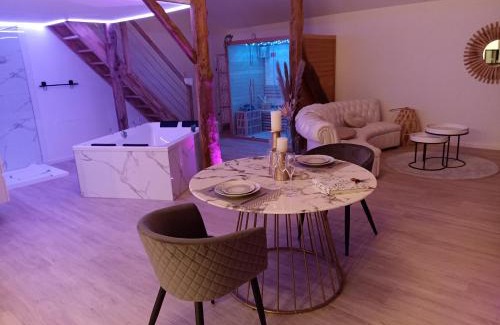 Basse-Bodeux Apartment | Loft blanc (baignoire balnéo et sauna)