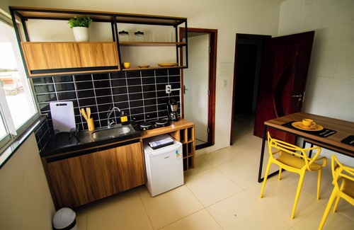 Sao Luis Apartment | Loft c varanda e pisc bem localizado a 7min do mar