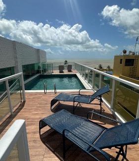 Jardim Oceania Apartment | Loft com vista para o Mar - Tudo o que você precisa à Beira-Mar do Bessa