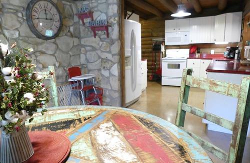 Wimberley House | Log Cabin Get Away - 2 Private River Parks/Deep Water/Rustic Cute/Pets OK