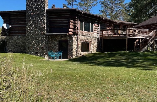 Irma Cabin | Log Cabin on 40 acres with a private lake