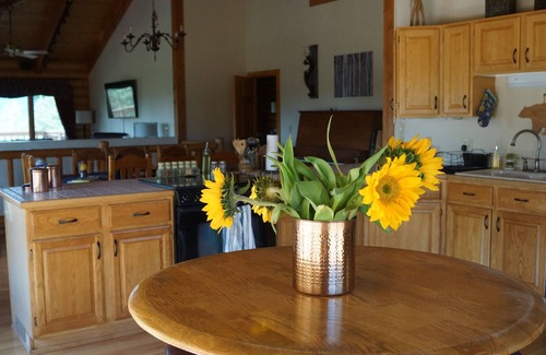 Durango House | Log Cabin with a Mountain View. Secluded property with easy access to amenities