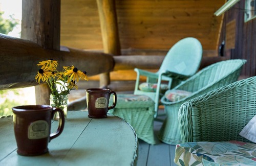 Sparta Cabin | Log cabins in quiet, peaceful Driftless Region country getaway, Sparta, WII