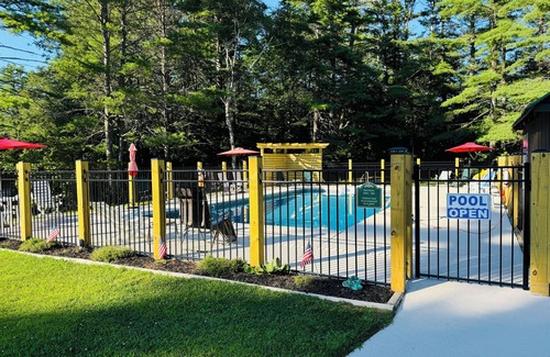 Chestertown Cabin | Log Haven Cabin, Pool/AC/Fireplace,Steps to Loon Lake