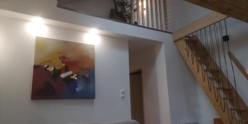 La Vraie-Croix Apartment | Logement indépendant appartement T2 bis style loft