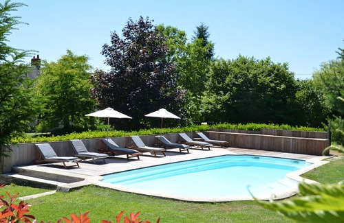 Ferriere-Larcon House | Loire Valley Priest's Village House 2 Acres, Pool, 7 Bedrooms.