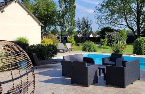 Bailleau-l'Eveque House | Longère rénovée avec piscine, spa et hammam aux portes de Chartres, pour 12 personnes - FR-1-581-128