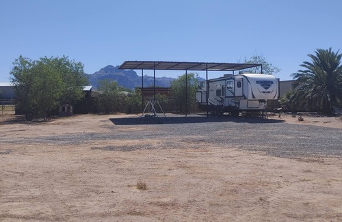 Apache Junction House | Long term RV spot at the edge of town.