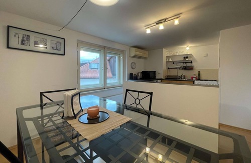 Stare Mesto Apartment | Lovely attic apartment with AWESOME views and A/C!