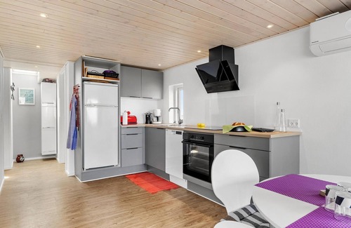 Bjert House | Lovely home in Bjert with kitchen