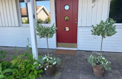 Bastad House | Lovely small room with a double bed no window in a charming Båstad villa prime location with terrace