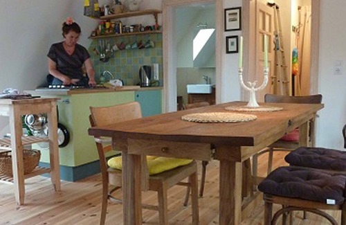 Wieck auf dem Darss Apartment | Lovingly furnished artist's apartment with a view of the bay