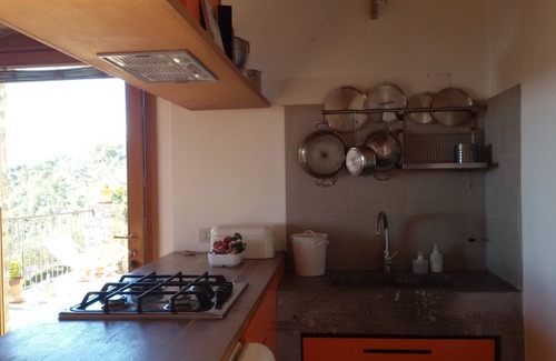 Tortorella Apartment | Lovingly restored apartment in stone ensemble with sea view