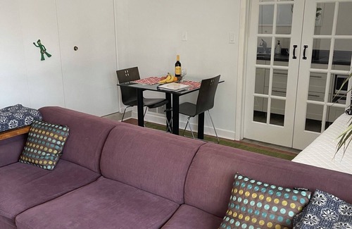 Angell Apartment | Lower level apartment accessed by patio door. Walk to, Downtown, Pet friendly.
