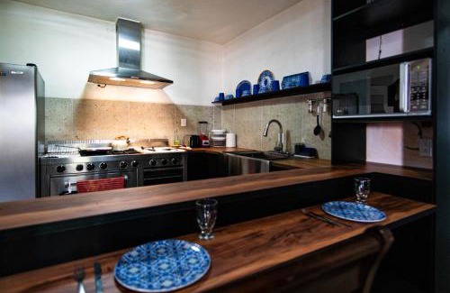 Leon House | Lujosa casa: alberca terapéutica 3x2m, chimenea, cocina profesional